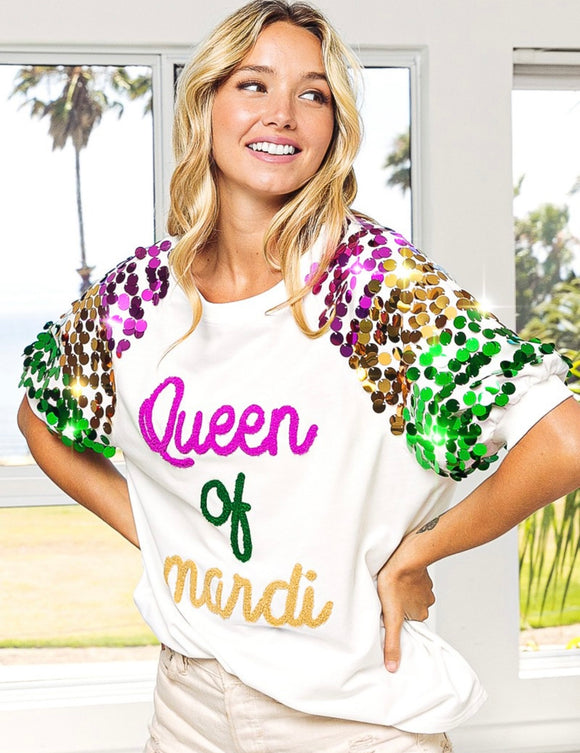 Queen of Mardi Top