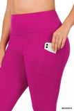 WIDE WAISTBAND POCKET LEGGINGS